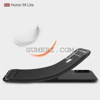 Huawei Honor 9X Lite - Карбонов Удароустойчив Гръб, снимка 12 - Калъфи, кейсове - 32104648