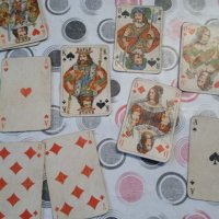 Стари карти тип ROCOCO, снимка 5 - Карти за игра - 38254905