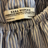Страхотна блуза топ туника Zara рае с богат набран волан на деколтето , снимка 9 - Корсети, бюстиета, топове - 36715424