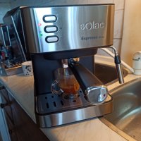 Кафе машина Солак, работи отлично и прави хубаво кафе с , снимка 2 - Кафемашини - 36703540