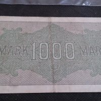 Колекционерска банкнота 1000 райх марки 1922година - 14610, снимка 6 - Нумизматика и бонистика - 29079174