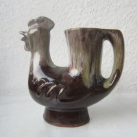 петел ваза керамика стара фигура статуетка, снимка 1 - Статуетки - 30603032