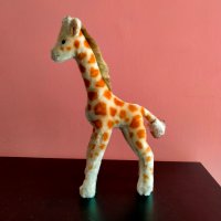 Колекционерска мека играчка Steiff GIRAFFE жираф, снимка 2 - Колекции - 37745034