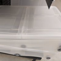 Кутия каси прозрачна с клипс и капак за съхранение от 5 до 80 л., снимка 11 - Кутии за съхранение - 35639961