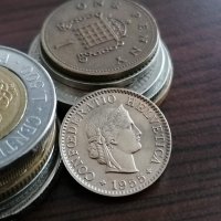 Монета - Швейцария - 5 рапен | 1955г., снимка 2 - Нумизматика и бонистика - 35186344