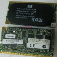 HP 355999-001 128MB Battery Backed Write Cash + Battery, снимка 1 - Други - 29290693