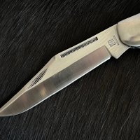 Голям сгъваем колекционерски ловен нож. (RR1994), снимка 3 - Ножове - 42430166
