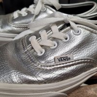 Промо!! Vans Metallic silver sneakers US 7, снимка 4 - Кецове - 35477092