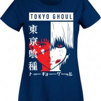 Дамска тениска Tokyo Ghoul 01,Анимация,игра,Празник,Повод., снимка 4 - Тениски - 38074845