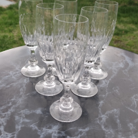 3 модела кристални чаши с еднаква шарка по 6 бр. от вид, снимка 6 - Чаши - 44751215