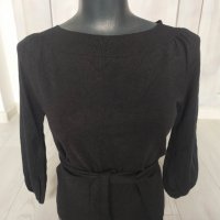 Черна блуза с дълъг ръкав, снимка 1 - Блузи с дълъг ръкав и пуловери - 31220681