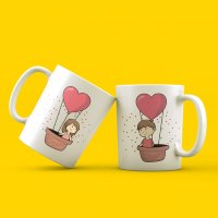 Уникален комплект чаши за влюбени двойки, снимка 8 - Чаши - 31288150