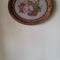 Продавам стар гоблен Рози, снимка 1 - Гоблени - 44433917