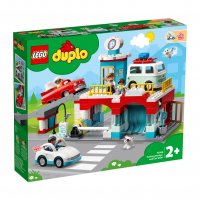 LEGO® DUPLO® Town 10948 - Паркинг и автомивка, снимка 1 - Конструктори - 34931981
