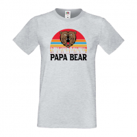 Мъжка тениска Papa Bear Дядо,Празник,Татко,Изненада,Повод,Рожден ден, Имен Ден,, снимка 2 - Тениски - 36504713