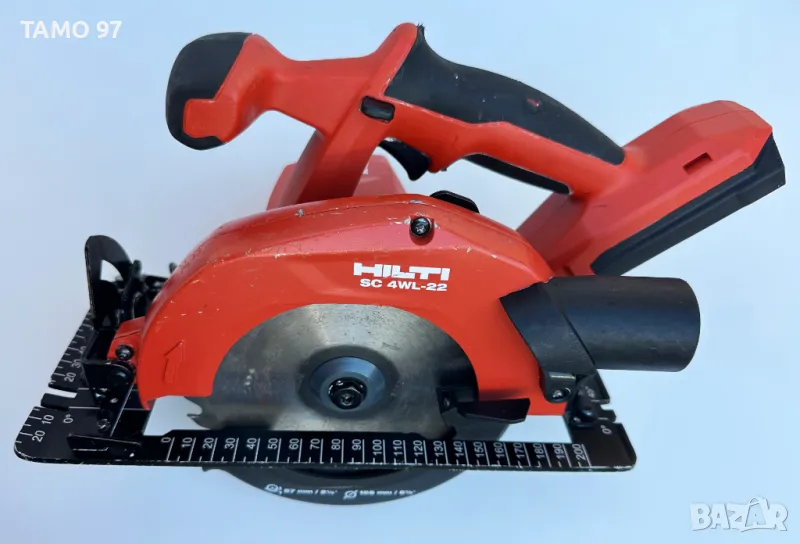 Hilti SC 4WL-22 Nuron - Акумулаторен ръчен циркуляр за дърво, снимка 1