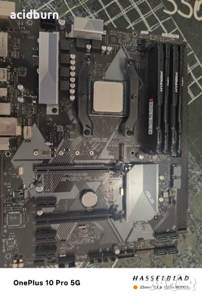 Продавам комплект Asus B450 prime plus + Ryzen 7 5800X + 32gb ram, снимка 1