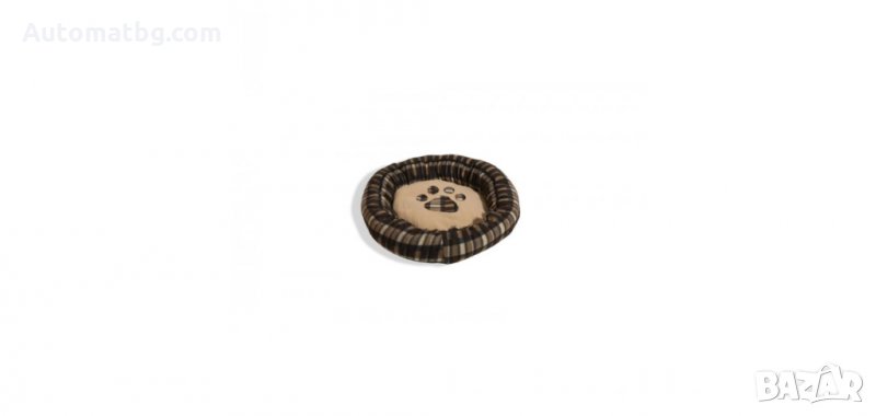 Кръгло кучешко легло кафяво, Automat, 60см, снимка 1