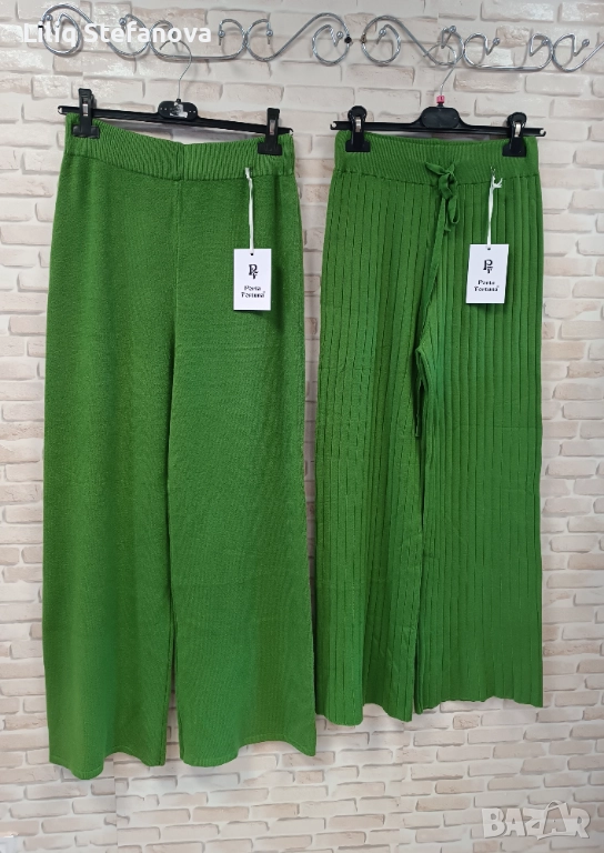 Дамски плетени панталони , снимка 1