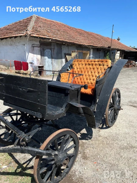 Автентичен стар файтон, снимка 1