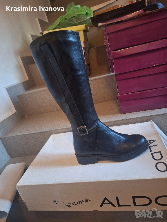 нови ботуши естествена кожа на Габина Варна , снимка 1