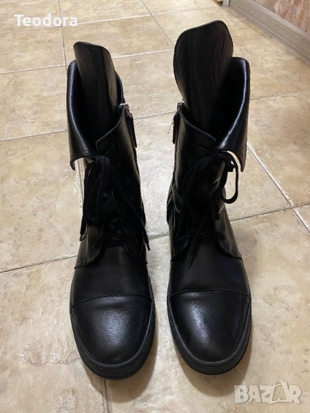 Боти от естествена кожа , снимка 1