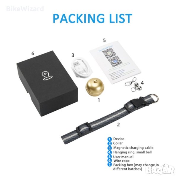 Mini Smart GPS  локатор със сим карта за домашни любимци НОВ, снимка 1