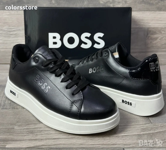 Мъжки черни кецове Boss/BR69 / /, снимка 1