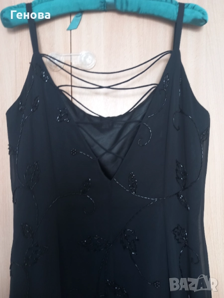 Дамска официална дълга рокля размер 40, снимка 1