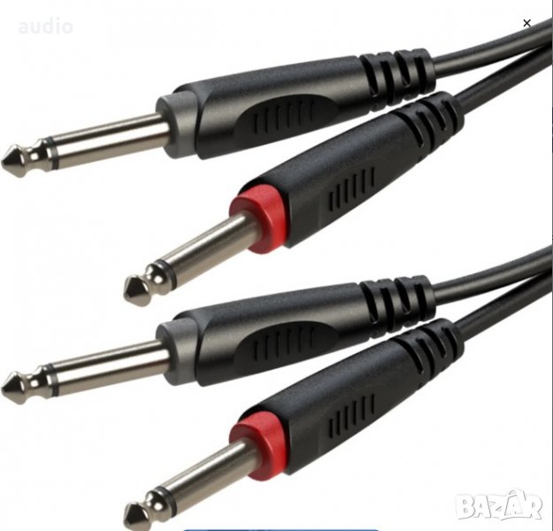 Кабел 2х6.3mm/M - 2x6.3mm/M ROXTONE - 3m, снимка 1