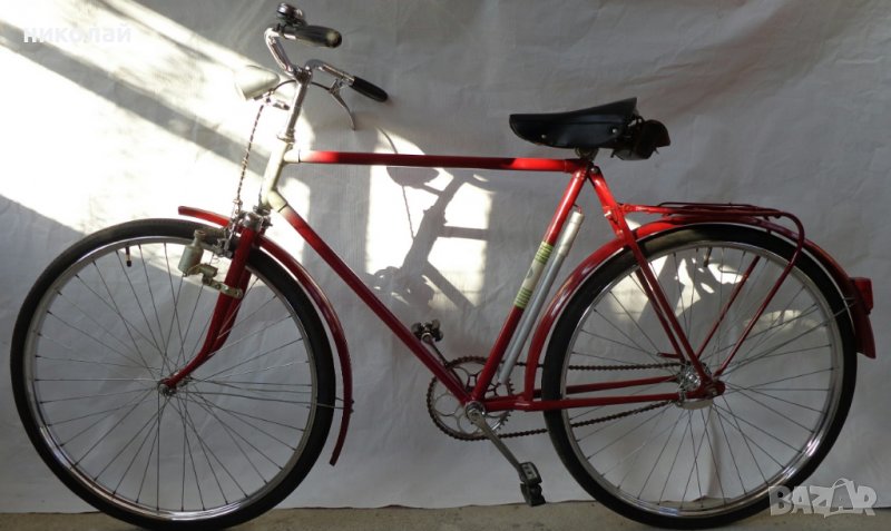 Ретро велосипед марка Балкан 28 " произведен през 1974 година в Н. Р. България  гр. Ловеч ВМЗ, снимка 1
