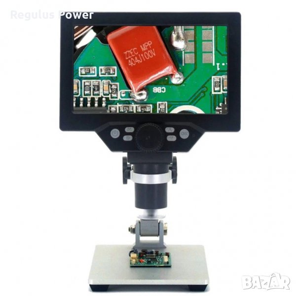 Дигитален микроскоп MUSTOOL G 1200X/HDR/1080FHD/12MP/LED/3000 mAh/ алуминиев статив, снимка 1