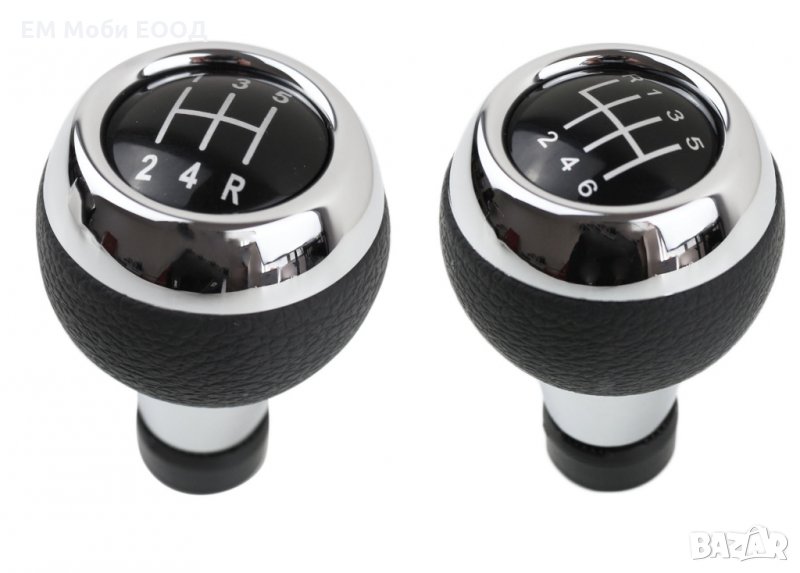 Топка за скоростен лост за Мини MINI COOPER R55 R56 R58 R60 черна кожа, снимка 1