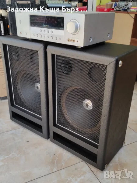 Аудио Система - Американски Тонколони 12" 8 Ohm + Усилвател Yamaha RX-V361;  В ДОБРО СЪСТОЯНИЕ !!!, снимка 1