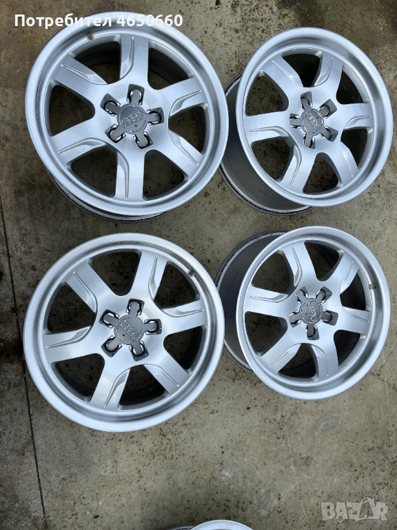 17 цолови алуминиеви джанти за Ауди (Audi), снимка 1