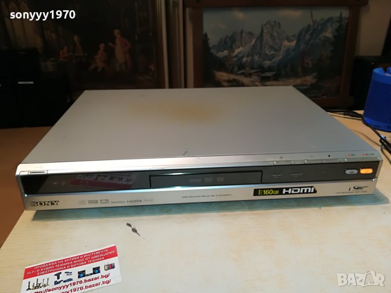 SONY RDR-HX825 HDMI HDD/DVD RECORDER-160GB 2705221900, снимка 1