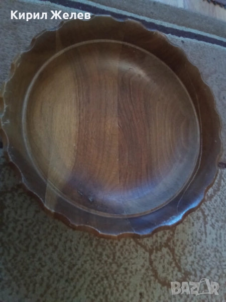 Чиния дървена голяма 51285, снимка 1