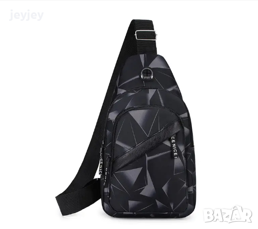 Мъжки чанти за гърди Геометричен принт, снимка 1