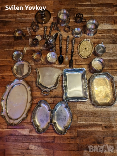 Продавам посребрена посуда, снимка 1