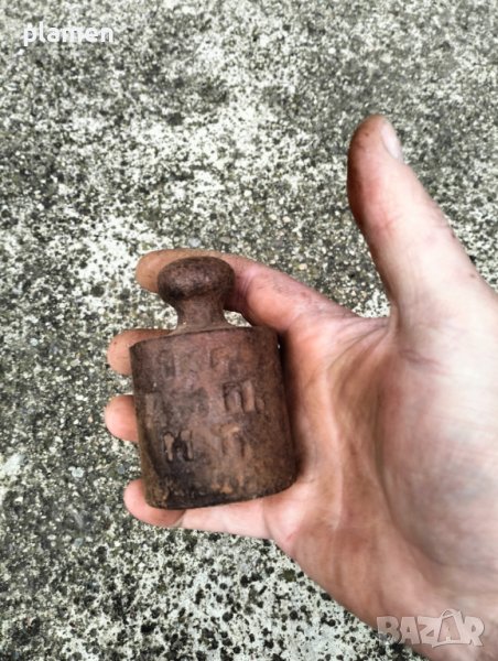 Стара тежест за кантар, снимка 1