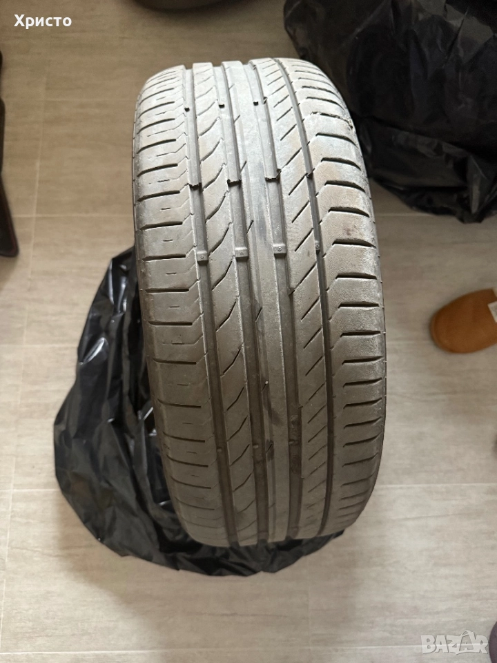 1 брой лятна гума Continental 225/40/R19 run flat 2021, снимка 1