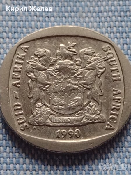 Монета 2 ранд 1990г. Южна Африка рядка за КОЛЕКЦИОНЕРИ 41140, снимка 1