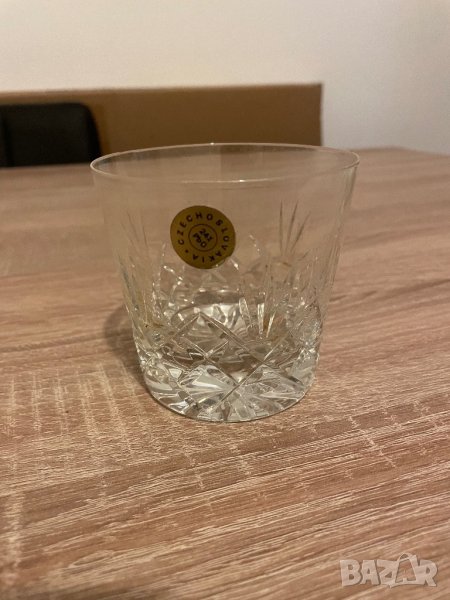 Чешки кристал 6 броя чаши от Чехословакия, снимка 1