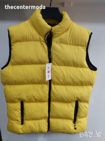 Мъжки жълт елек Polo, снимка 1