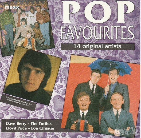 диск CD  Various – Pop Favourites, 1992, снимка 1