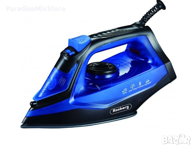 Ютия Rosberg R51050G, 2200W, 160мл., Керамична плоча, Синьо с черно, 2 ГОДИНИ ГАРАНЦИЯ , снимка 1