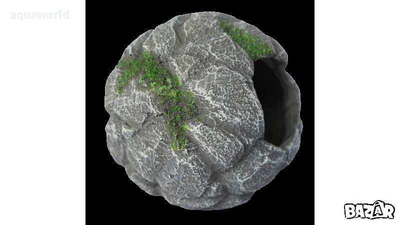 "ПРОМОЦИЯ" Изкуствена декорация - Камък сфера, снимка 1