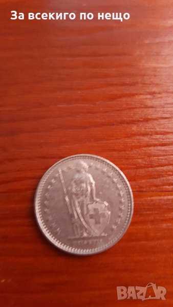 швейцарски франк 1989г., снимка 1