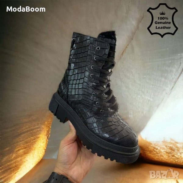 Дамски боти естествена кожа , снимка 1