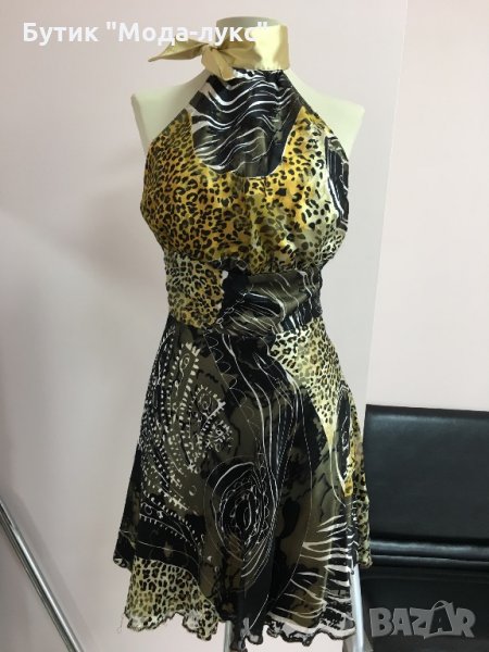Къса рокля - леопардова, снимка 1